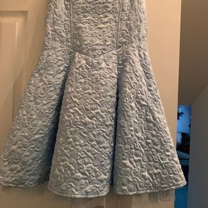 Disney princess blue embroidered event dress